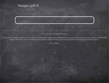 Tablet Screenshot of banque-pdf.fr